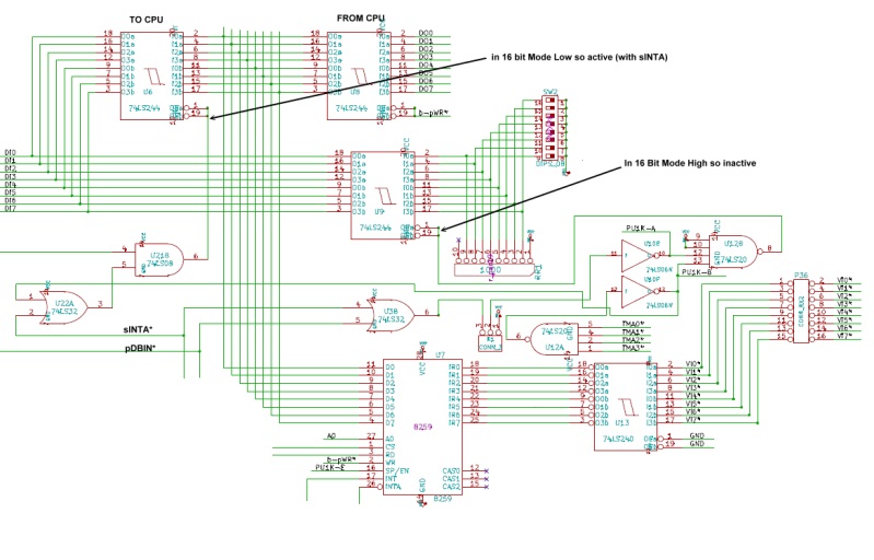 8086 INTA Circuit